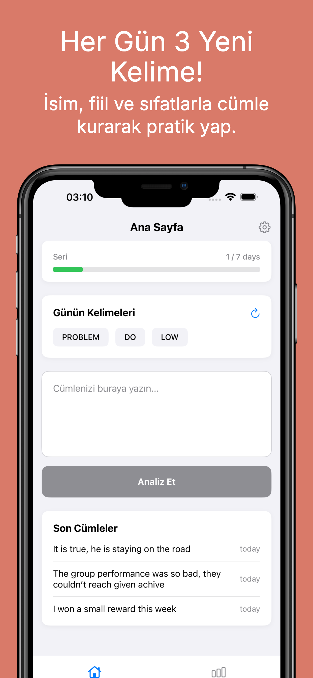 TrioWord - Günlük Kelime Öğrenme